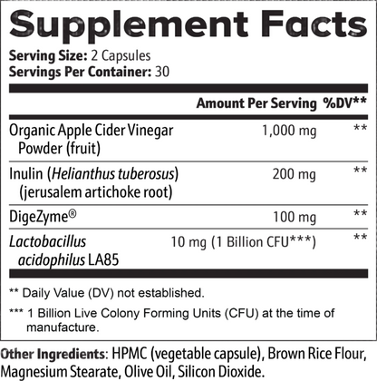 Gut Health with Apple Cider Vinegar
